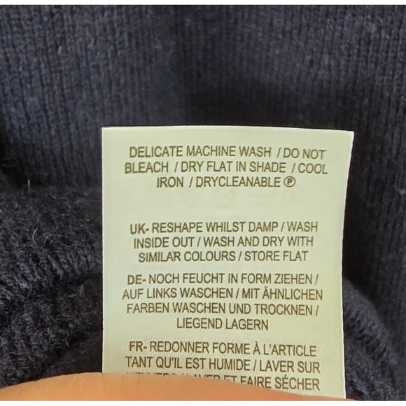 Boden Millie Fair Isle Wool Blend Knit Sweater Dress Blue US 10R Soft Alpaca - Picture 10 of 11